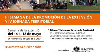 El Colegio Nacional se suma a la Semana de la Promoción de la Extensión El Colegio Nacional se suma a la Semana de la Promoción de la Extensión